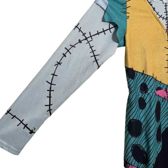 Disney Parks Sally Nightmare Before Christmas Dress Girl's 11/12 Long Sleeve - Picture 4 of 13